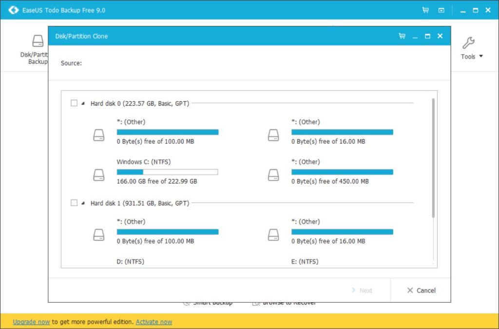 EaseUS Todo Backup